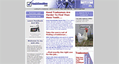Desktop Screenshot of findagoodone.com
